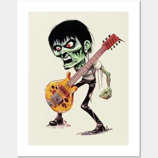 Zombie Rockstar Posters and Art